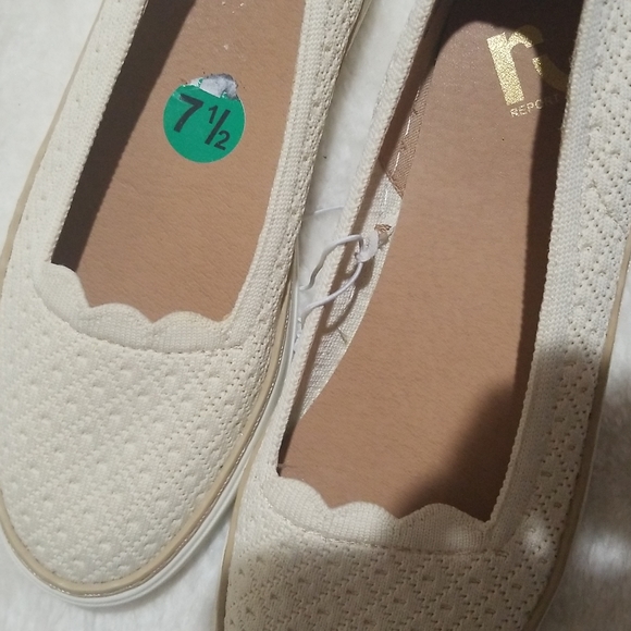 Report Dijon slip on Knit Beige Flat Women Loafer Size 7.5 - Picture 8 of 8